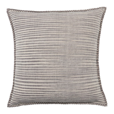 product image for Tanzy Cadell Striped Gray Cream Pillow By Jaipur Living Plw104010 1 11