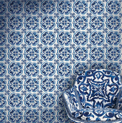 product image for Blu Mediterraneo Wallpaper in Gaia 98