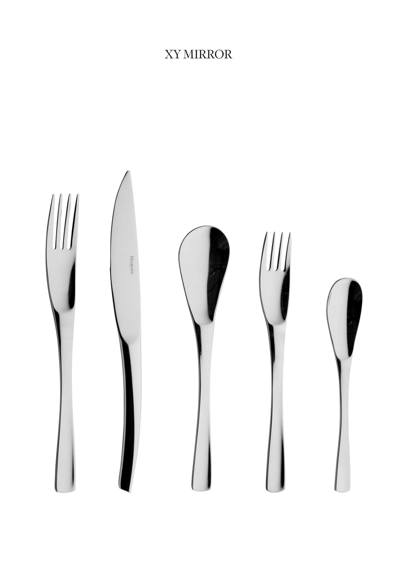 media image for XY Mirror Finish 5 Piece Flatware Set by Degrenne Paris 287