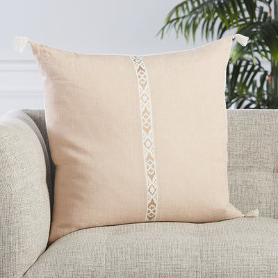 product image for Joya Tribal Pillow in Blush & Ivory by Jaipur Living 89