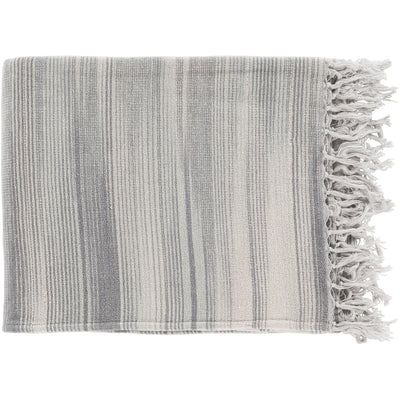 product image of Tanga TGN-7002 Woven Throw in Ivory & Light Gray by Surya 525