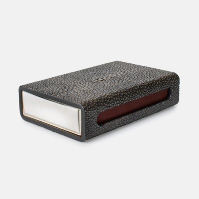 product image of faux shagreen matchbox in various colors 1 544