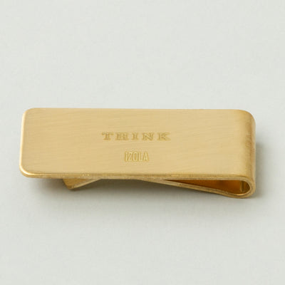 product image of brass money clip think 1 553