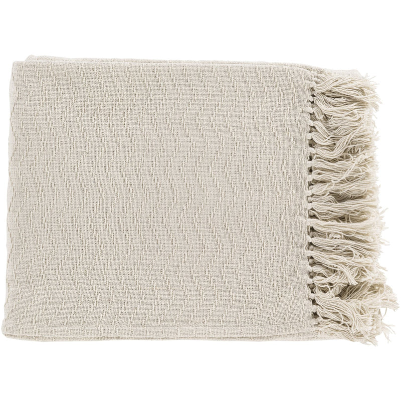 media image for Thelma THM-6003 Woven Throw in Cream by Surya 282