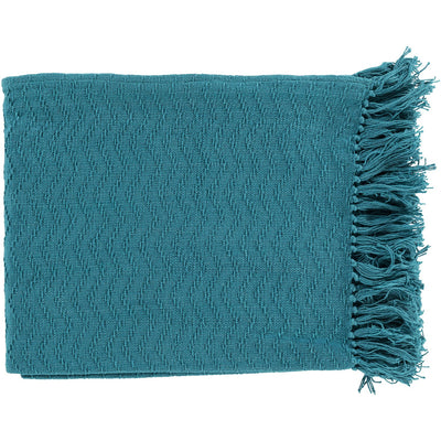 product image of Thelma THM-6005 Woven Throw in Teal by Surya 568
