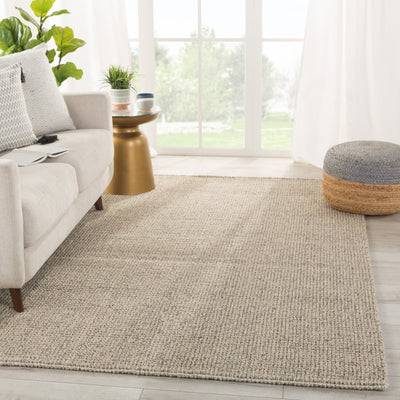 product image for Chael Natural Solid Gray/ Beige Rug by Jaipur Living 32