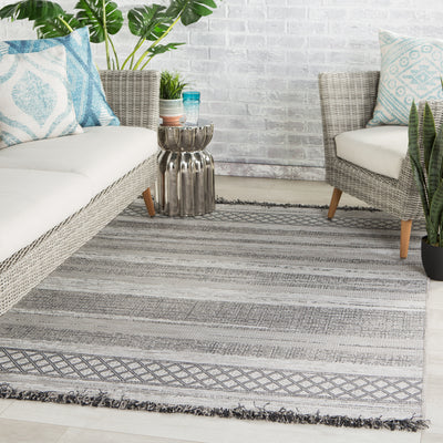 product image for Cote Indoor/ Outdoor Trellis Gray/ Light Gray Rug by Jaipur Living 37