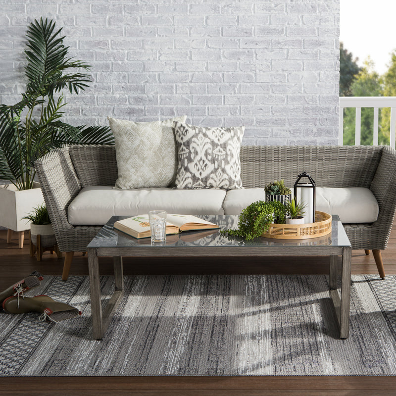 media image for Cote Indoor/ Outdoor Trellis Gray/ Light Gray Rug by Jaipur Living 287