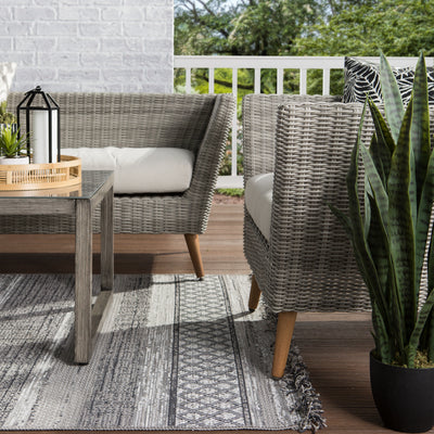product image for Cote Indoor/ Outdoor Trellis Gray/ Light Gray Rug by Jaipur Living 56