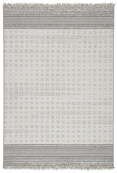 product image of Marion Indoor/ Outdoor Border Gray/ Light Gray Rug by Jaipur Living 533