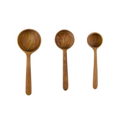 product image of teak root measuring laddle set by sir madam 1 53