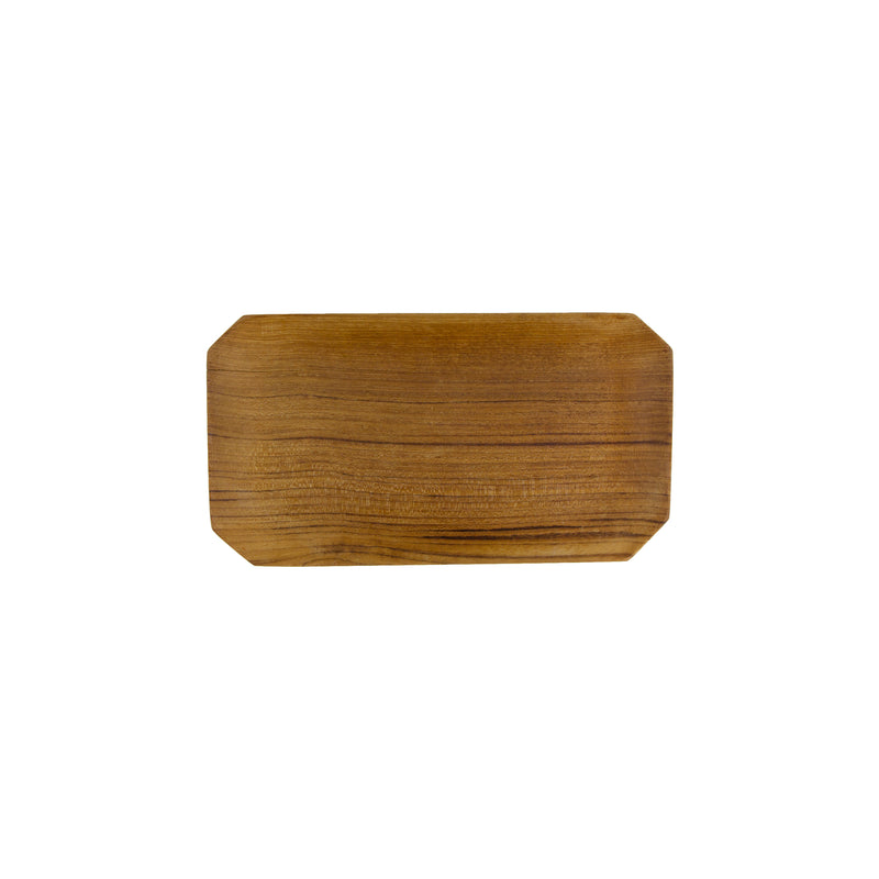 media image for teak root bevelled tray in various sizes by sir madam 2 227