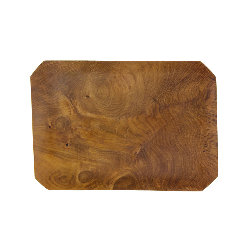 media image for teak root bevelled tray in various sizes by sir madam 4 221