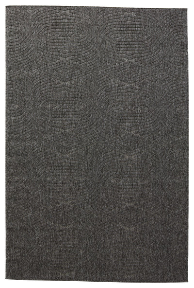 product image of Tajiri Ekon Indoor/Outdoor Dark Gray Rug by Nikki Chu 1 539