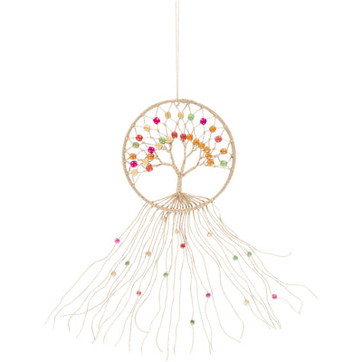 product image of Tree of Life TOL-1000 Macrame Wall Hanging in Wheat by Surya 583