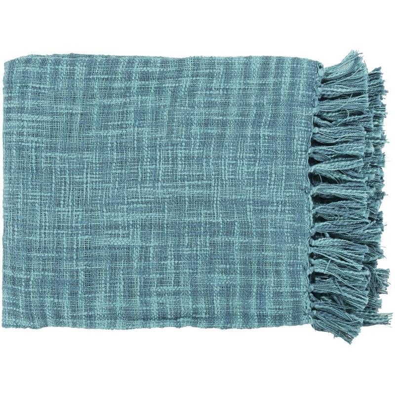 media image for Tori TOR-001 Woven Throw in Teal by Surya 274