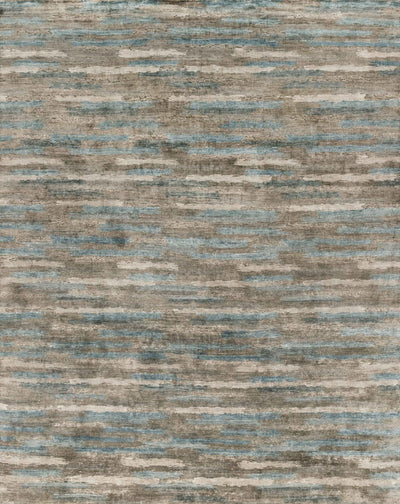 product image of Transcend Hand Knotted Graphite/Blue Rug 1 583