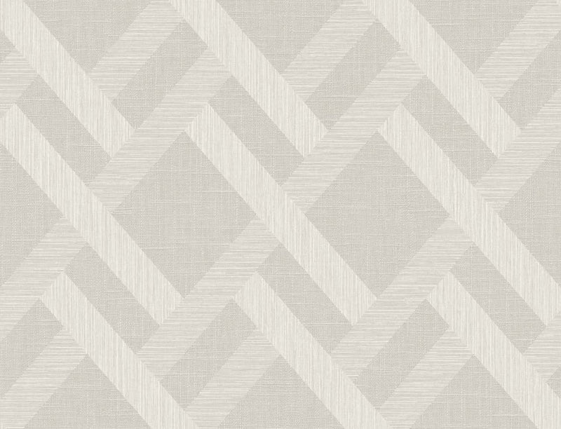 media image for Linen Trellis Morning Fog Wallpaper from the Even More Textures Collection by Seabrook 212