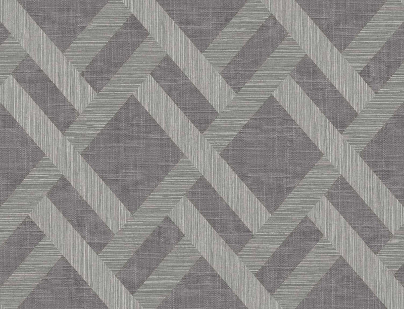 media image for Linen Trellis Ash Wallpaper from the Even More Textures Collection by Seabrook 268