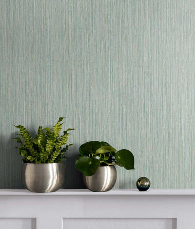 product image for Vertical Stria Seaglass Wallpaper from the Even More Textures Collection by Seabrook 96