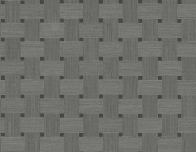 product image of Basketweave Greyhound Wallpaper from the Even More Textures Collection by Seabrook 511