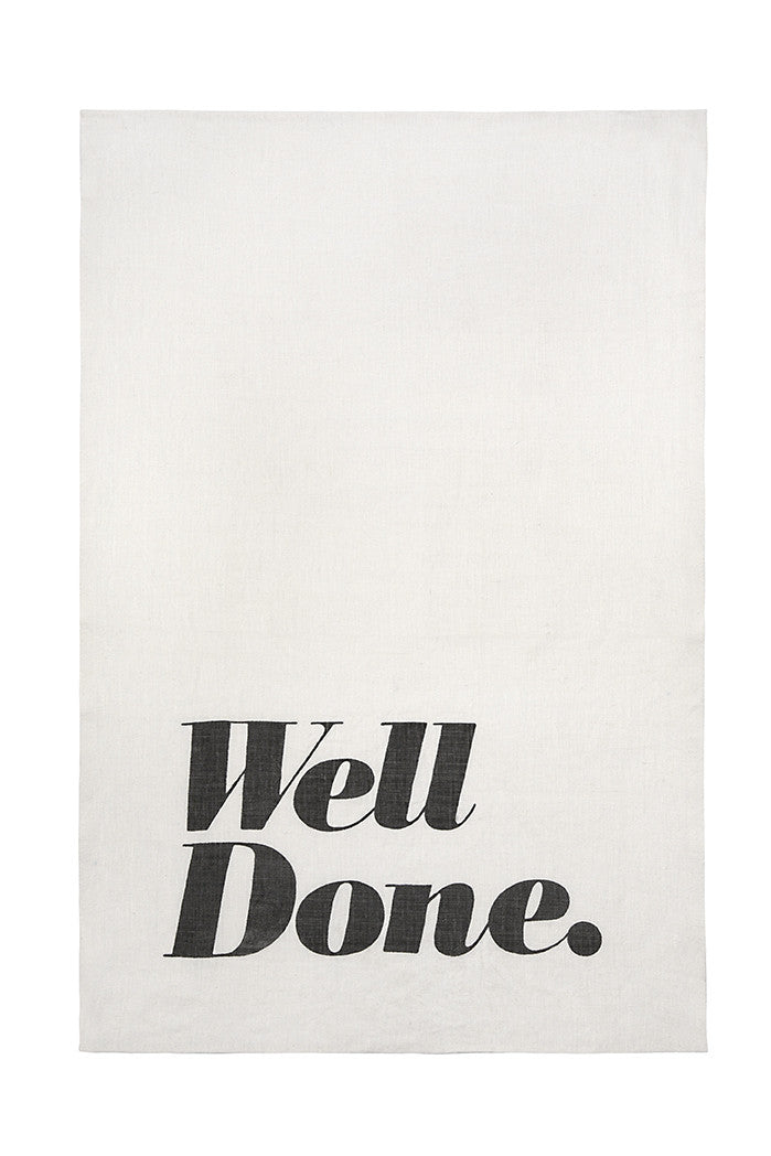 media image for Well Done Tea Towel design by Sir/Madam 250