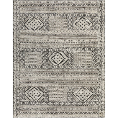 product image for Tunus TUN-2304 Hand Knotted Rug in White & Charcoal by Surya 64