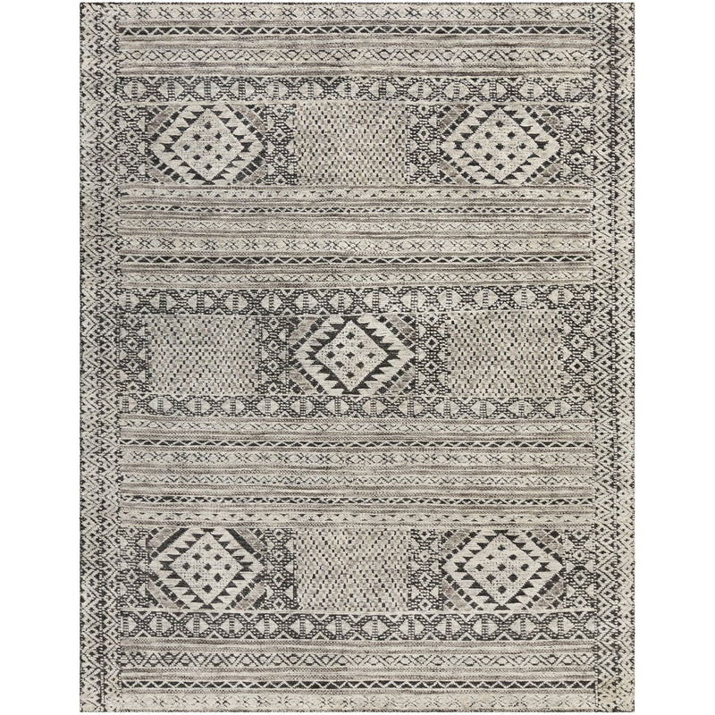 media image for Tunus TUN-2304 Hand Knotted Rug in White & Charcoal by Surya 271