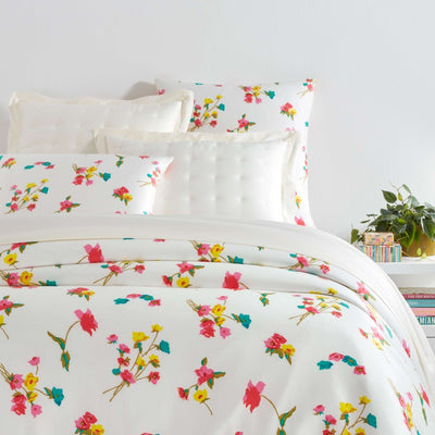 product image of taffeta floral multi duvet cover by pine cone hill pc4064 fq 1 511