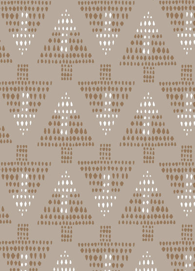 product image for Talisman Wallpaper in Tawny design by Cavern Home 43