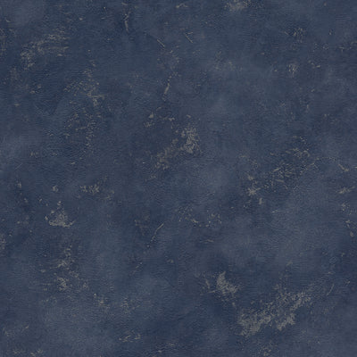 product image of Textured Faux Metallic Concrete Wallpaper in Navy Blue by Walls Republic 519