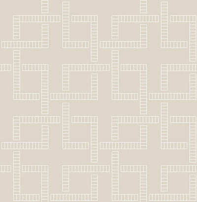 product image for Theory Beige Geometric Wallpaper from the Symetrie Collection by Brewster Home Fashions 47