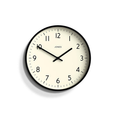 product image of Jones Studio Wall Clock in Black and Cream 510