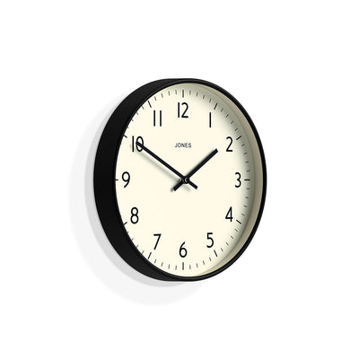 product image for Jones Studio Wall Clock in Black and Cream 84