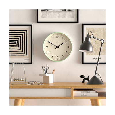product image for Jones Studio Wall Clock in Neo Mint 52