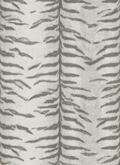product image for Tiger Pattern Wallpaper in Grey design by BD Wall 76