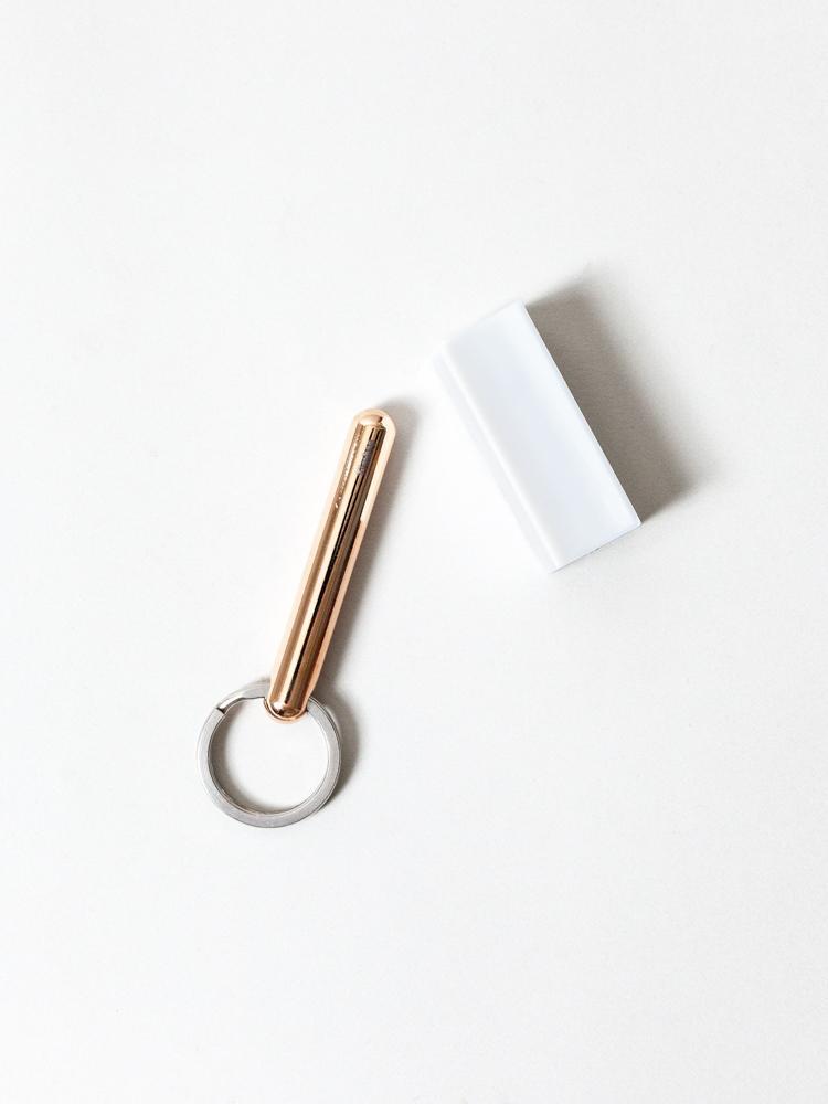 media image for timbre marubo key holder pink gold 5 282
