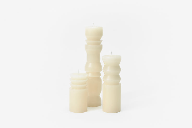 media image for White Totem Candles design by Areaware 289