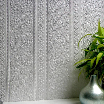 product image of Townsend Paintable Anaglypta Wallpaper design by Brewster Home Fashions 539