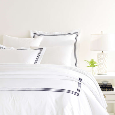 product image for trio indigo duvet cover by annie selke tridcq 1 80