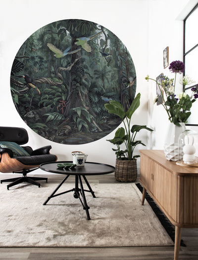product image for Tropical Landscapes 072 Wallpaper Circle by KEK Amsterdam 23