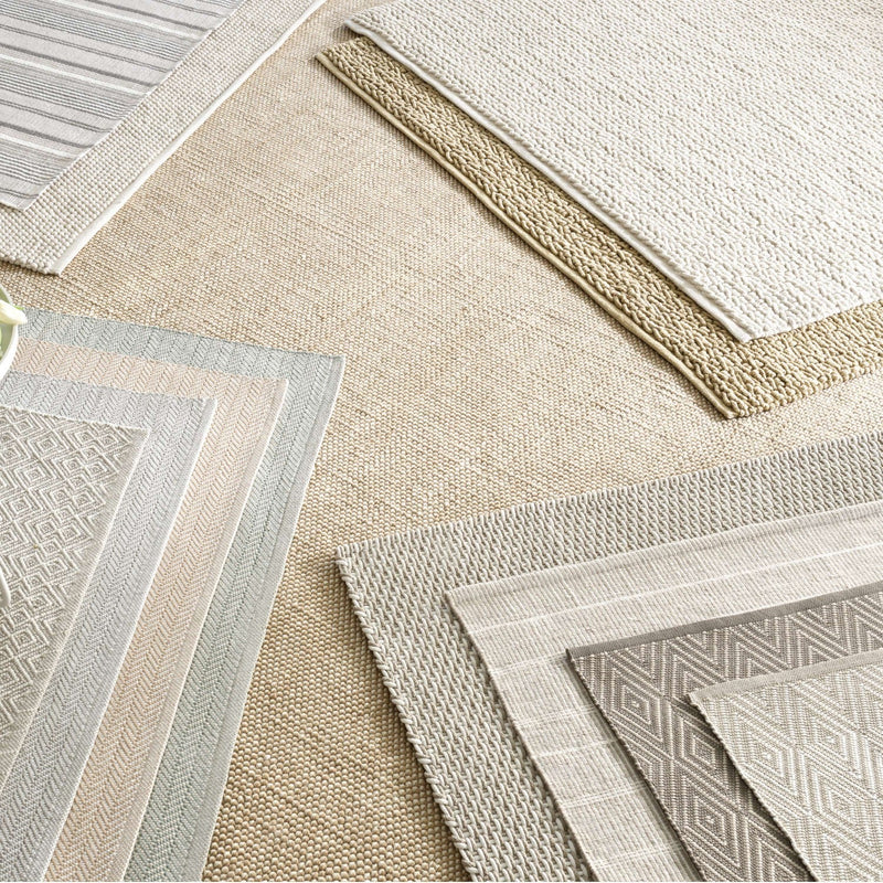media image for two tone rope platinum white indoor outdoor rug by annie selke da410 2518 3 27