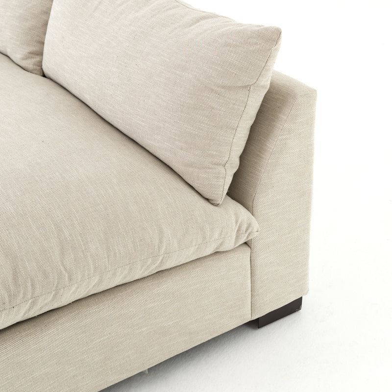 media image for Grant Armless Sofa In Oatmeal 286