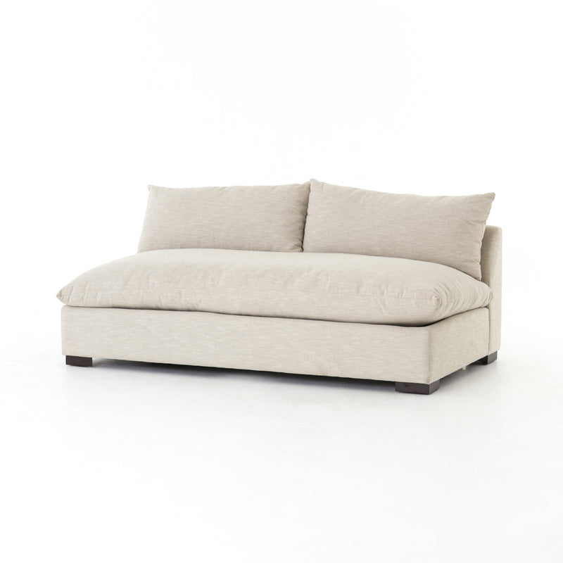 media image for Grant Armless Sofa In Oatmeal 26
