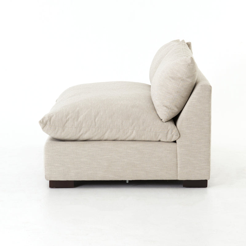 media image for Grant Armless Sofa In Oatmeal 265