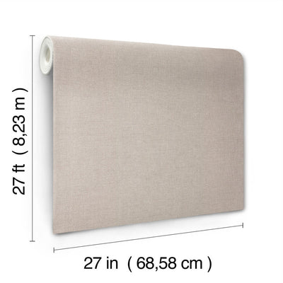 product image for Hardy Linen High Performance Vinyl Wallpaper in Studio Clay 7