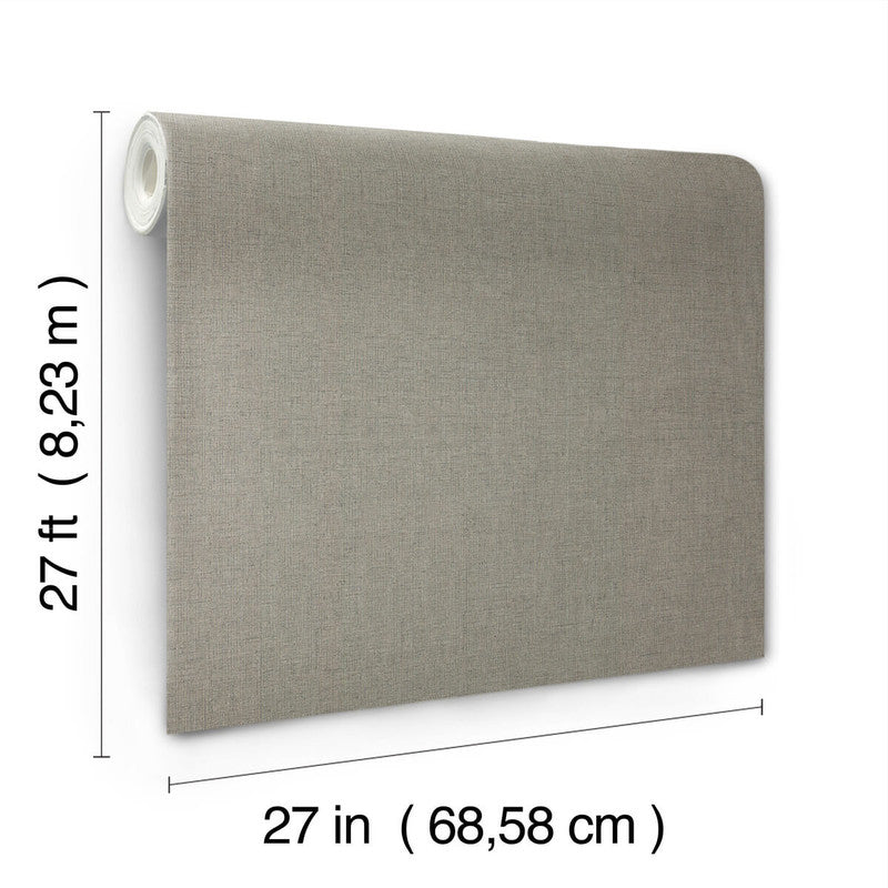 media image for Hardy Linen High Performance Vinyl Wallpaper in Cinder 299