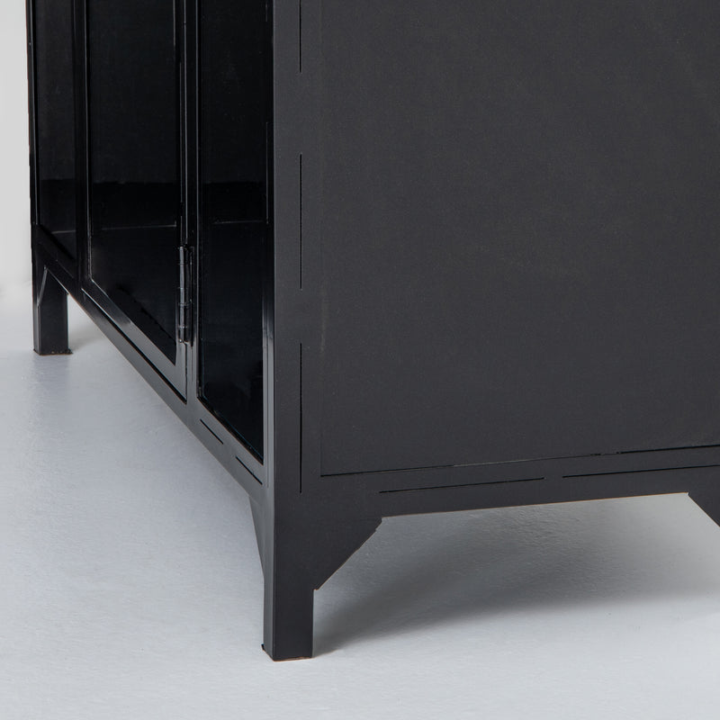 media image for Belmont Metal Cabinet In Black 250