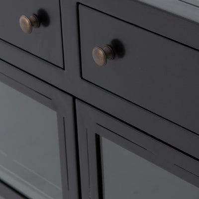 product image for Shadow Box Media Console In Black 59