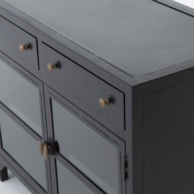 product image for Shadow Box Media Console In Black 98